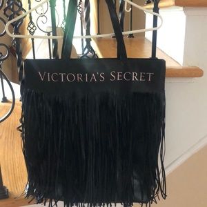Victoria Secret tote with fringes